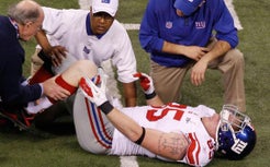 Jake Ballard #85 of the New York Giants.